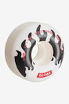 G1 STREET WHEEL 54MM WHITE/BLACK/FLAMES