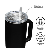 CRUISER INSULATED TUMBLER WITH HANDLE 40oz