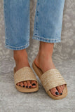 WOMENS SLIPPY JUTE SANDALS