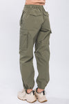 Cargo Pants With Elastic Waist Band