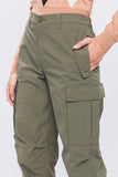 Cargo Pants With Elastic Waist Band