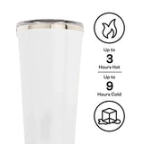 TUMBLER - 16OZ GLOSS WHITE
