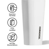 TUMBLER - 16OZ GLOSS WHITE