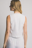 IVORY TIE VEST
