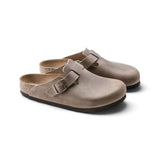 Birkenstock Boston Oiled Leather Tobacco Brown Unisex
