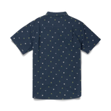 JOURNEY SHORT SLEEVE BUTTON UP SHIRT BLUE