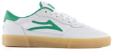 LAKAI CAMBRIDGE WHITE GREEN  LEATHER
