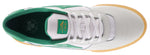 LAKAI CAMBRIDGE WHITE GREEN  LEATHER