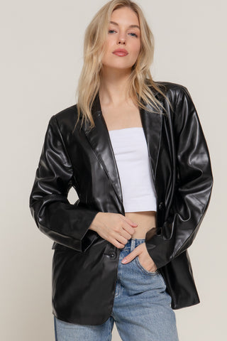 BLAZER CUERINA
