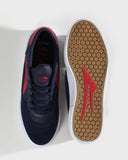 LAKAI CAMBRIDGE NAVY/RED SUEDE