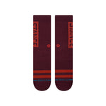 STANCE OG CREW SOCKS WINE