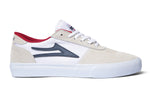 LAKAI MANCHESTER WHITE/NAVY SUEDE