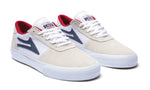 LAKAI MANCHESTER WHITE/NAVY SUEDE