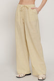 GAUZE LINEN PANTS