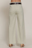 RELAXED LEG TWILL STRETCH PANTS