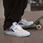 LAKAI MANCHESTER WHITE/NAVY SUEDE