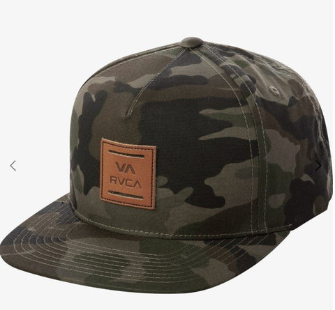 RVCA VA ALL THE WAY SNAPBACK HAT - CAMO