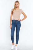 BASIC COTTON TOP Coconut Taupe