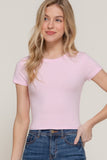 BASIC COTTON TOP Pale Pink