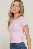 BASIC COTTON TOP Pale Pink