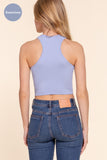 TEXTURE SEAMLESS CROP TANK TOP
