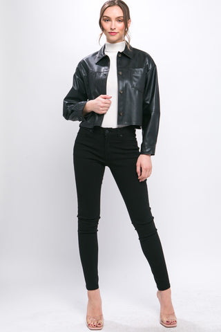 VEGAN LEATHER JACKET