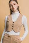 CHALECO BEIGE