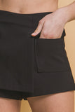 ENAGUA SHORT NEGRO
