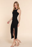 HALTER NECK LONG DRESS