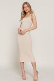 STRAIGHT NECK SPRING DRESS