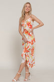 FLORAL PRINTED MIDI DRESS