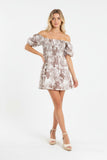 VESTIDO CORTO FLORAL LUNA