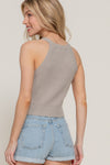 HALTER NECK SWEATER TOP