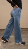 HIGH RISE WIDE LEG JEANS