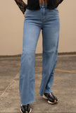 HIGH RISE WIDE LEG JEANS