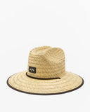 Tides Print Straw Lifeguard Hat