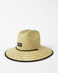 Tides Print Straw Lifeguard Hat