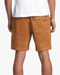 ESCAPE ELASTIC WAIST CORDUROY SHORTS 17