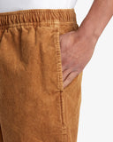 ESCAPE ELASTIC WAIST CORDUROY SHORTS 17