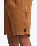 ESCAPE ELASTIC WAIST CORDUROY SHORTS 17