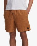 ESCAPE ELASTIC WAIST CORDUROY SHORTS 17