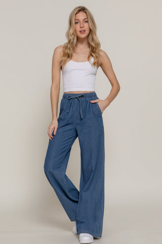 STRAIGHT DENIM PANTS