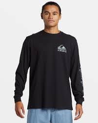 COMP LOGO LONG SLEEVE T-SHIRT BLACK