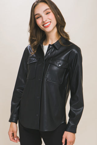 VEGAN LEATHER JACKET