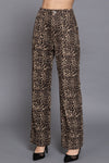 ANIMAL PRINT COTTON PANTS
