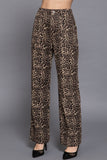 ANIMAL PRINT COTTON PANTS