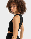 WOMENS RISE & VIBE RIB TANK TOP