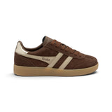 Gola Viper Dark Brown/Bone/Gold/Gum Mujer