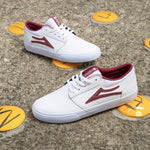 LAKAI GRIFFIN WHITE LEATHER