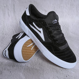 LAKAI CAMBRIDGE BLACK/WHITE SUEDE